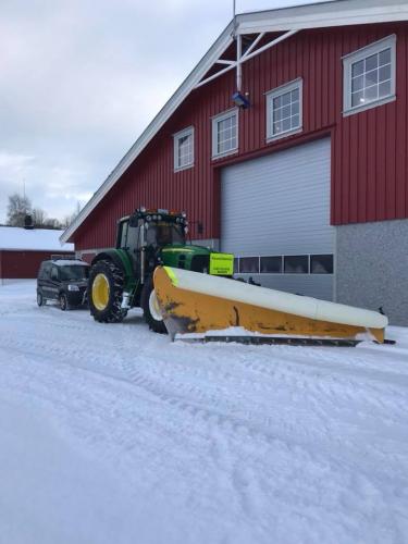 John Deere 7530 med diagonalskjær