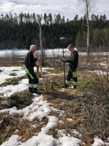 Stikking av nytt boligfelt